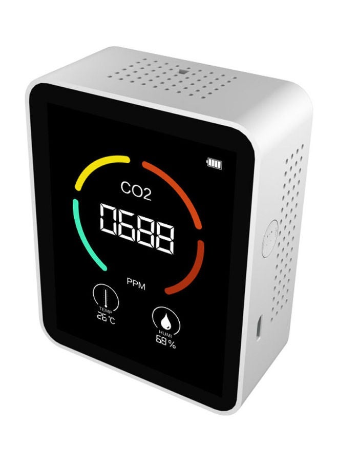 3-In-1 Air Quality Monitor White - Image 1