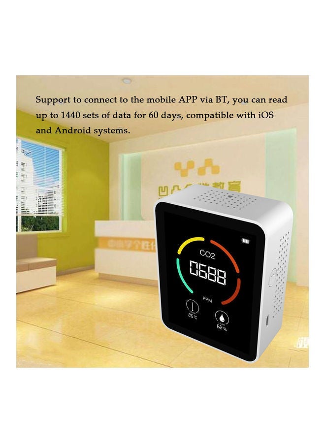 3-In-1 Air Quality Monitor White - Image 3