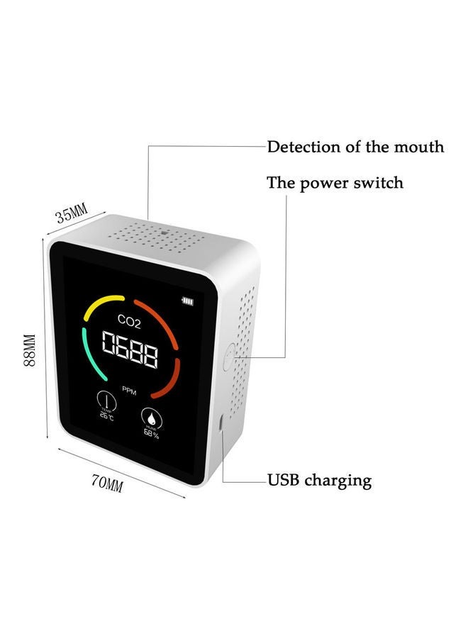 3-In-1 Air Quality Monitor White - Image 2