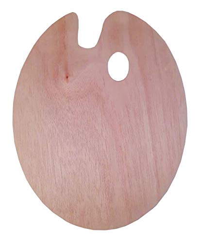 IMPRINT Wooden Color Pallete Art Supplies 9.5 x 12 inch Bigger Size(Pack of 1) - Image 1