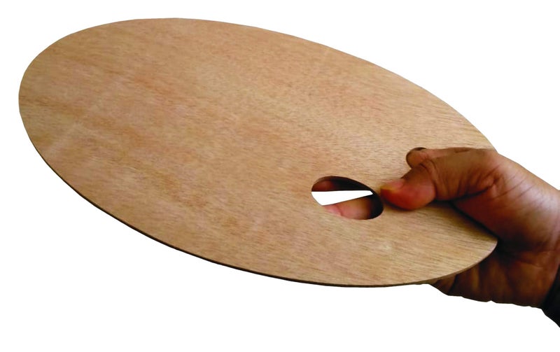 IMPRINT Wooden Color Pallete Art Supplies 9.5 x 12 inch Bigger Size(Pack of 1) - Image 5