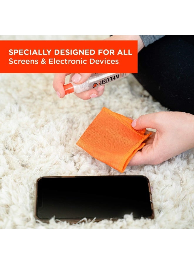 WHOOSH! Screen Shine Go - 30 mL Portable Screen Cleaner with Microfiber Cloth - Image 2
