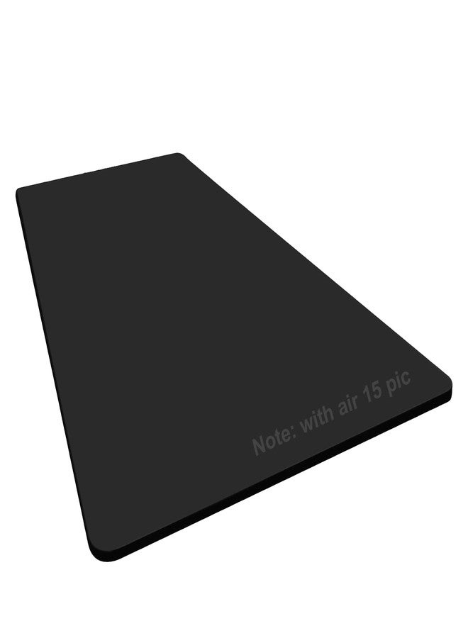 PQEUGOA Heavy Duty 5mm Thick Desk Mat, 35x16 Inch Large Desk Pad for Office & Gaming, 2X Thicker Ultra Comfort Table Protector, Prevents Scratches and Spills - Image 1
