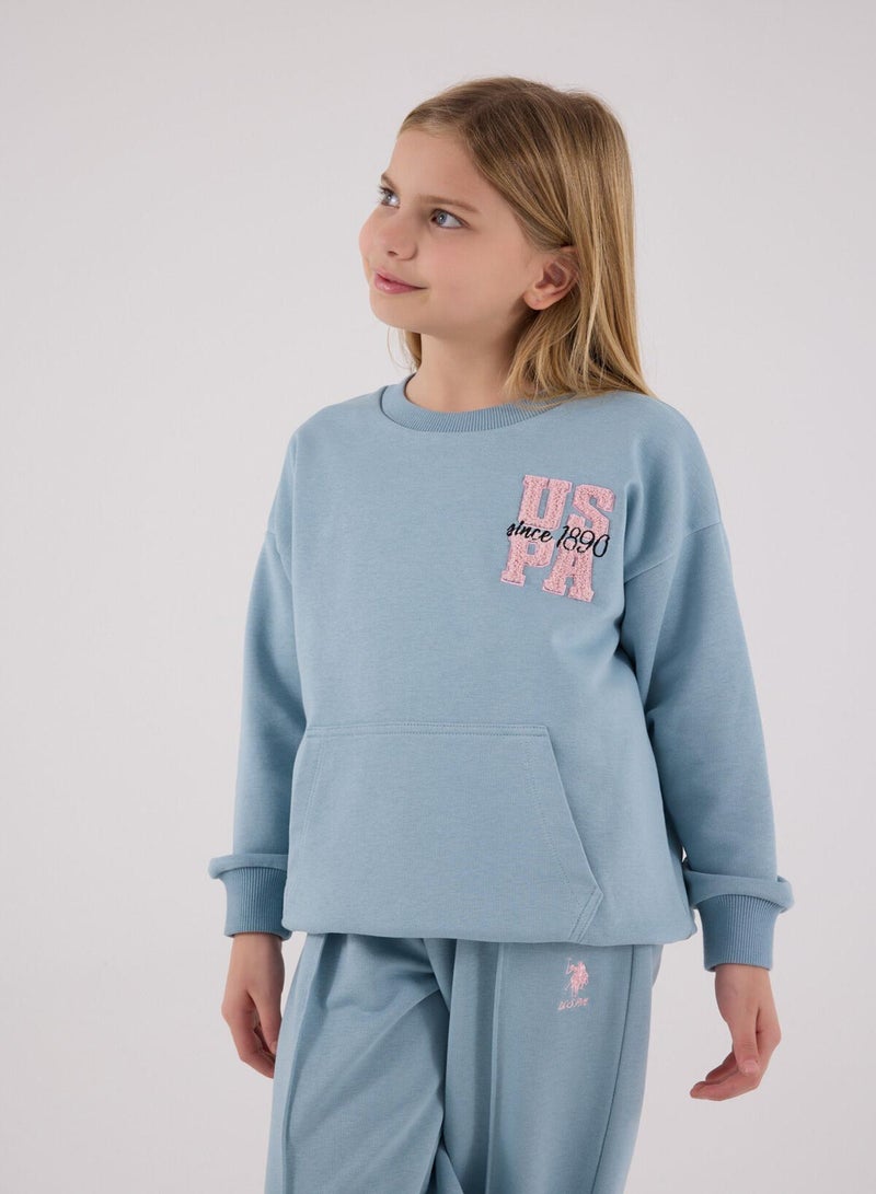 يو اس بولو اسن طقم جمبسوت بنات يو إس بولو أسن. أخضر فاتح - Image 4