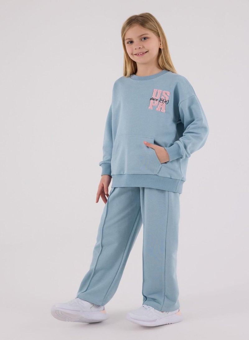 يو اس بولو اسن طقم جمبسوت بنات يو إس بولو أسن. أخضر فاتح - Image 1