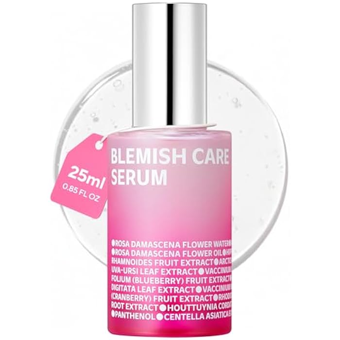ISOI Blemish Care Up Serum for Face, Vegan Hydrating Serum for Smooth & Glass Skin Effect, Skin Barrier & Moisture Balance for Women, Arbutin & Rose Otto Oil, Korean Skin Care (0.85 fl. oz, 25ml) - Image 1