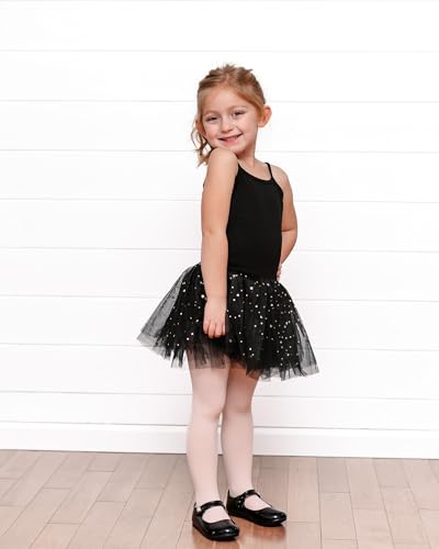 Stelle Girls Ballet Dance Students School Footed Tight (Toddler/Little Kid/Big Kid)(BP+WT+BK,6-8 Years) - Image 4