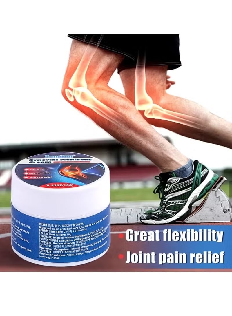 Sumifun 2pcs Synovial Meniscus Cream, Pain Relief Ointment, Promote Mobility and Flexibility, Support Joint Health, Encourage Joint Strength and Density 10g*3 - Image 5