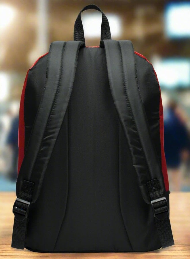Broad Bay Rutgers University Backpack - MEDIUM SIZE - RU Classic Style Backpack - Laptop Sleeve - Lighweight (Red) - Image 4