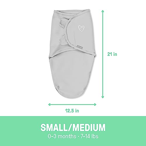 SwaddleMe سوادل مي من إنجينيتي سوادل - حجم صغير/متوسط، 0-3 أشهر، 3-pack (ليتل وايلد وان) - Image 4