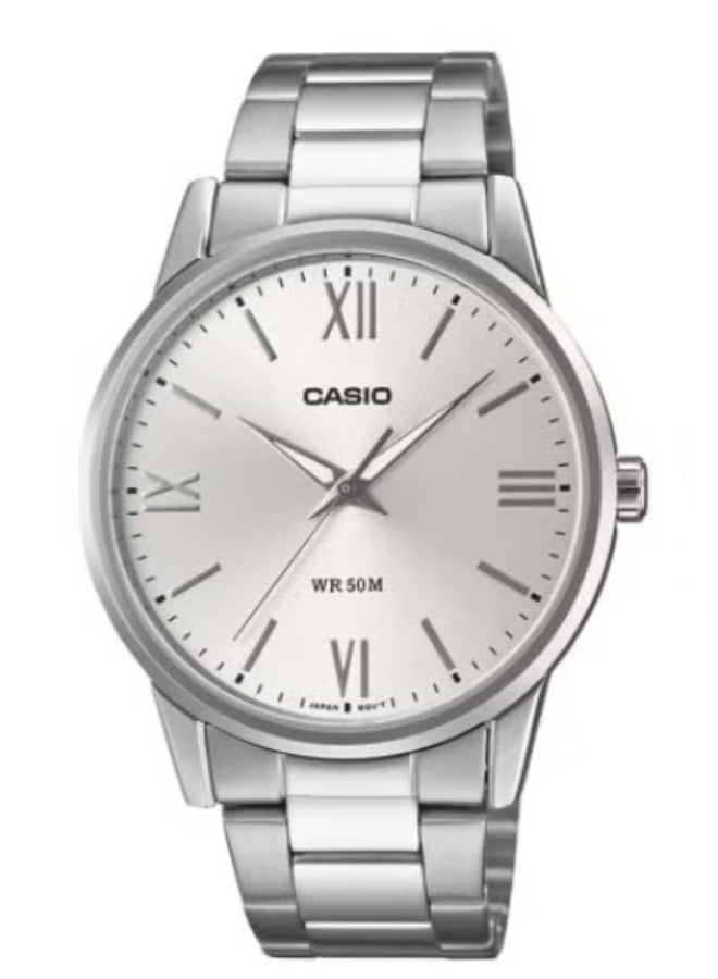 Casio His & Her Stainless Steel Band Couple Watch MTP/LTP -1303DD-7AVDF - Image 3