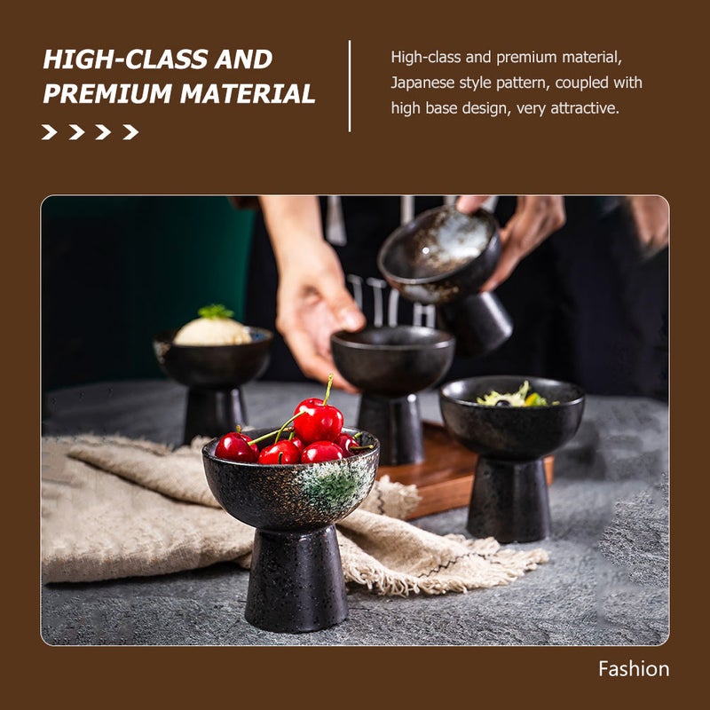 🐾 صحن حلويات بقاعدة عالية وتصميم أنيق للتقديم - Image 5