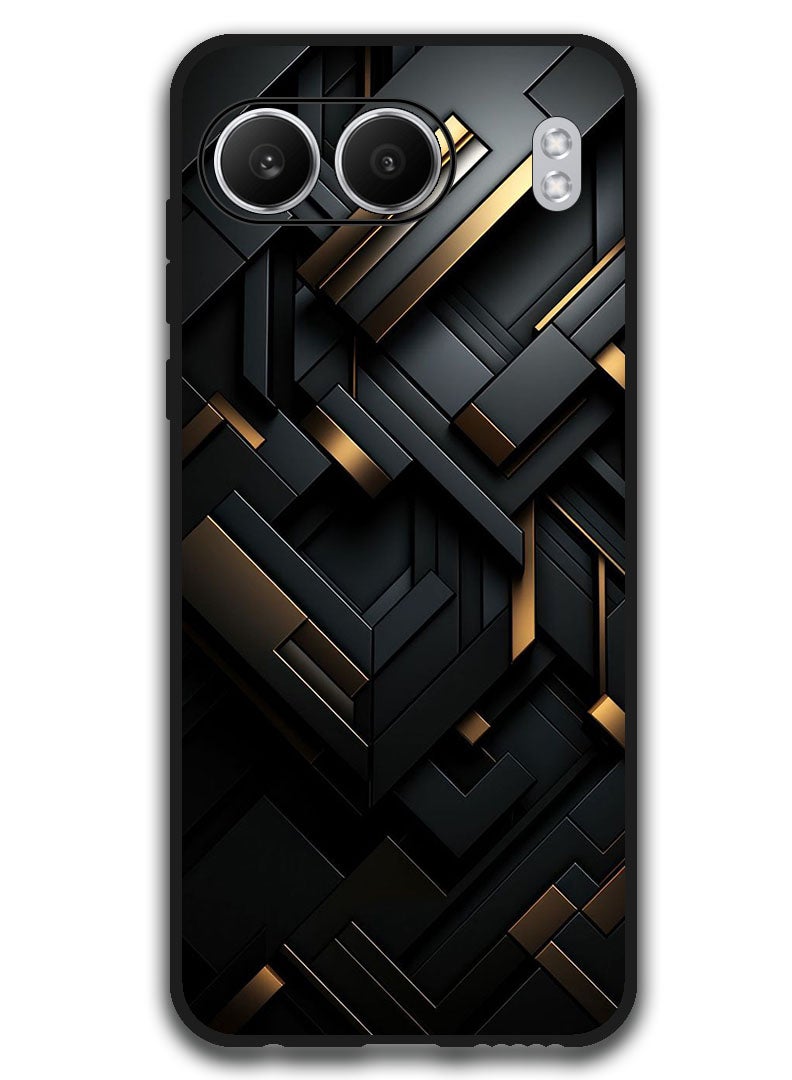 Theodor غطاء واقي مضاد للخدش ومقاوم للصدمات لهاتف OnePlus Nord 4 باللون الأسود دورادو - Image 1