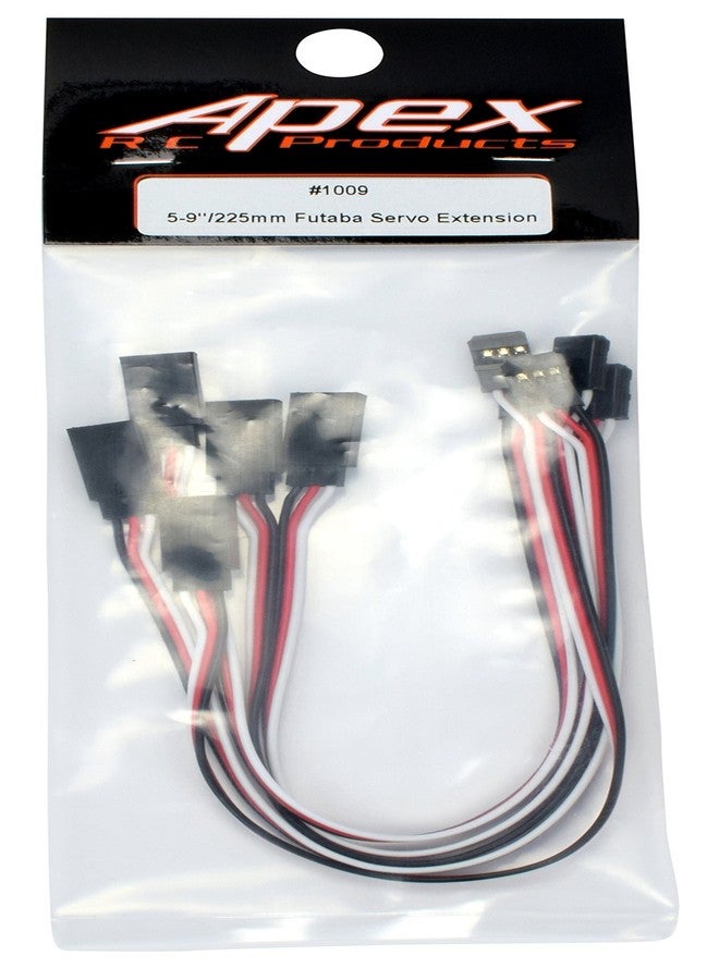Apex RC Products Futaba Style 9" / 225mm Servo Extension - 5 Pack #1009 - Image 3