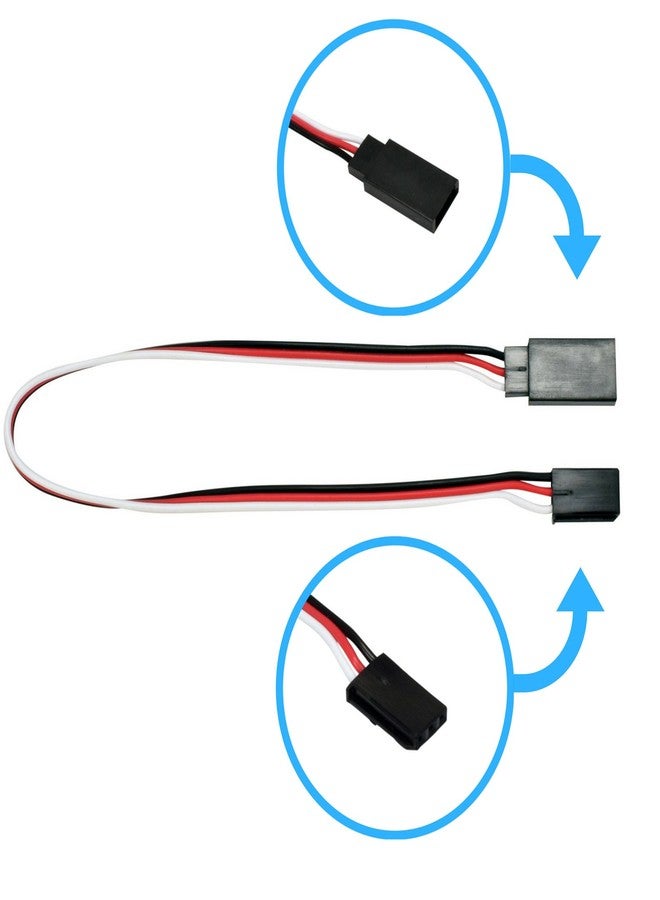 Apex RC Products Futaba Style 9" / 225mm Servo Extension - 5 Pack #1009 - Image 2