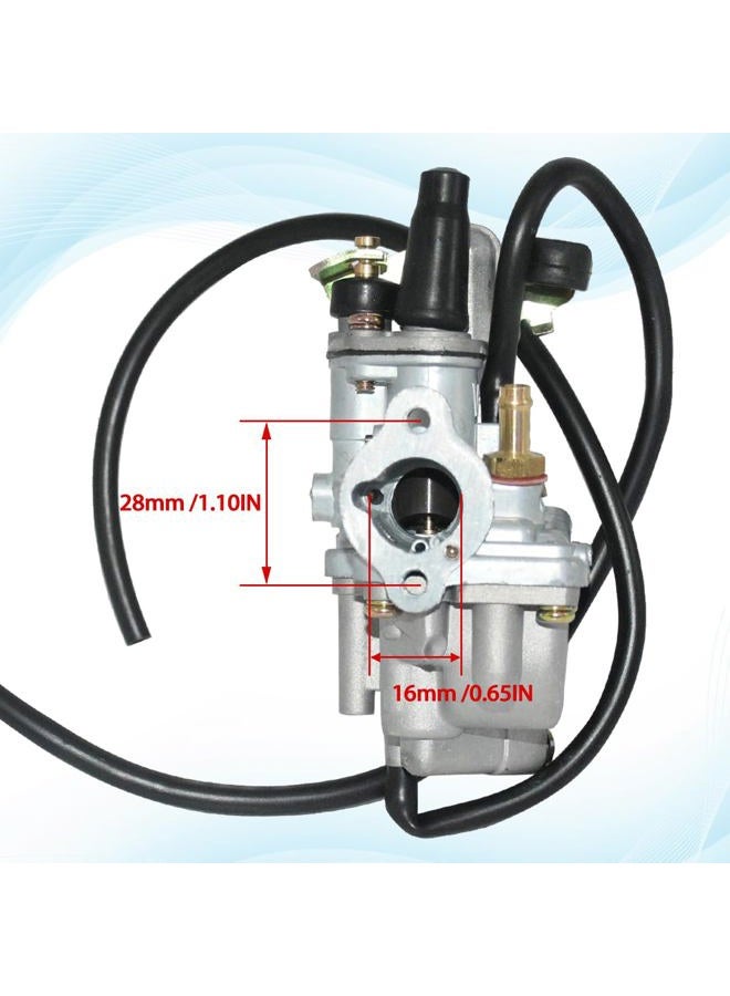 JDLLONG LT50 Carburetor For Suzuki 50 LT-A50 2002-2005 LT50 LT 50 1983-1987 JR50 1984-2006 ATV Quadrunner Carb with Air Filter Box - Image 2
