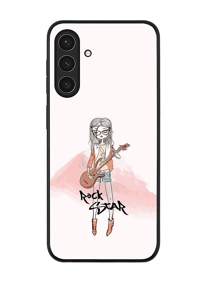 Stylizedd For Samsung Galaxy A17 / A17 4G Case,Slim fit Camera Protection, Shockproof Thin Phone cover  - Rockstar Girl