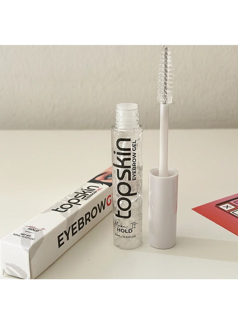 Make Eyebrow Gel – Long-Lasting Clear Brow Setter for Natural Shape & Hold – Smudge-Proof, Quick-Dry Formula for All-Day Tamed Brows  - Image 1
