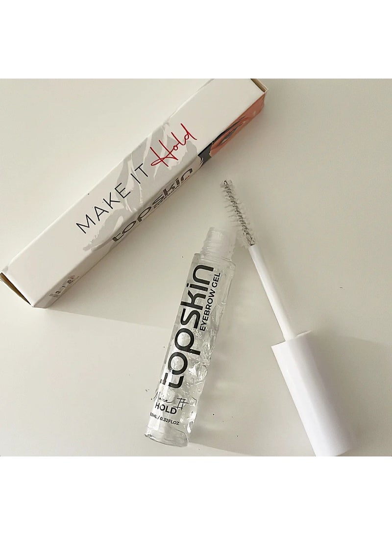 Make Eyebrow Gel – Long-Lasting Clear Brow Setter for Natural Shape & Hold – Smudge-Proof, Quick-Dry Formula for All-Day Tamed Brows  - Image 2