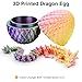 SUMLAND 3D Printed Dragon Eggs with Dragon InsideColor Change with TemperatureLavender PurpleMint Green to PinkYellow - Image 4