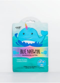 Epielle Blue Narwhal Character Mask For Rejuvenating & Lifting  - Image 1