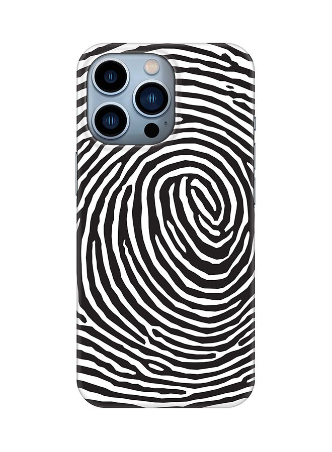 Case for Apple iPhone 14 Pro Slim Snap Classic Series Mobile Cover Hard PC Shield Matte Finish Print - Finger Prints