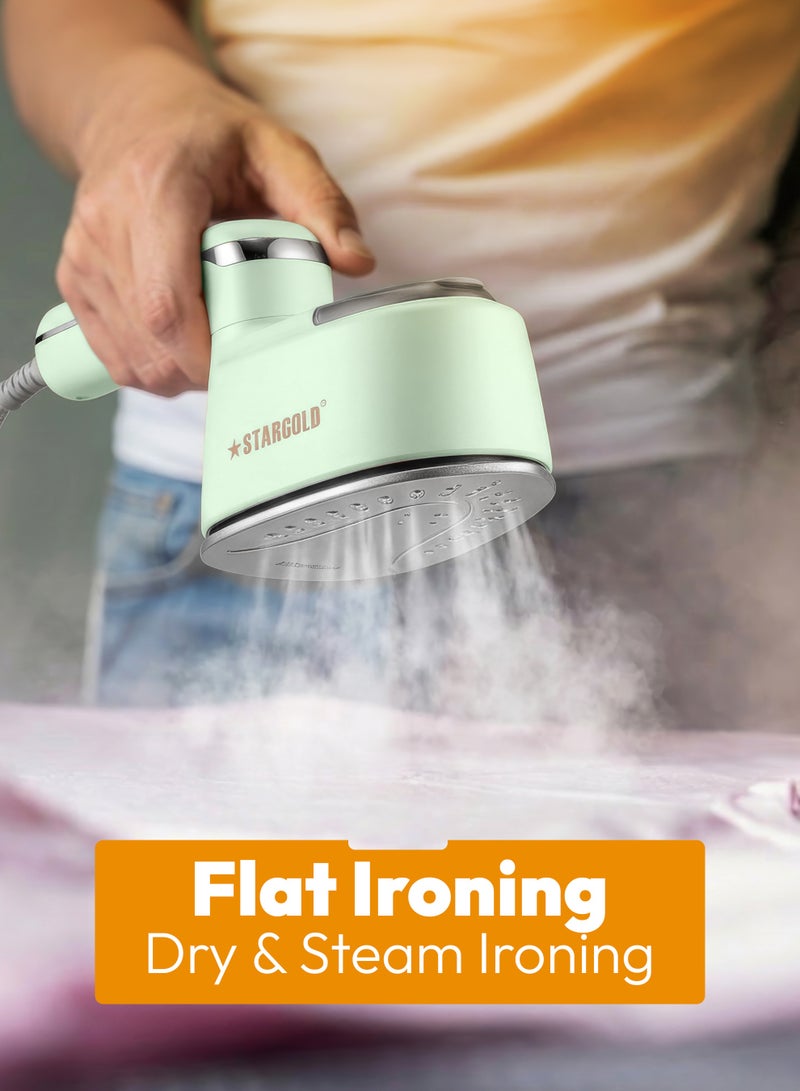 Stargold Premium Handheld Steam Iron Powerful Steam Garment Steamer With 1100 Watt Heating And Thermostat Protection - Image 4