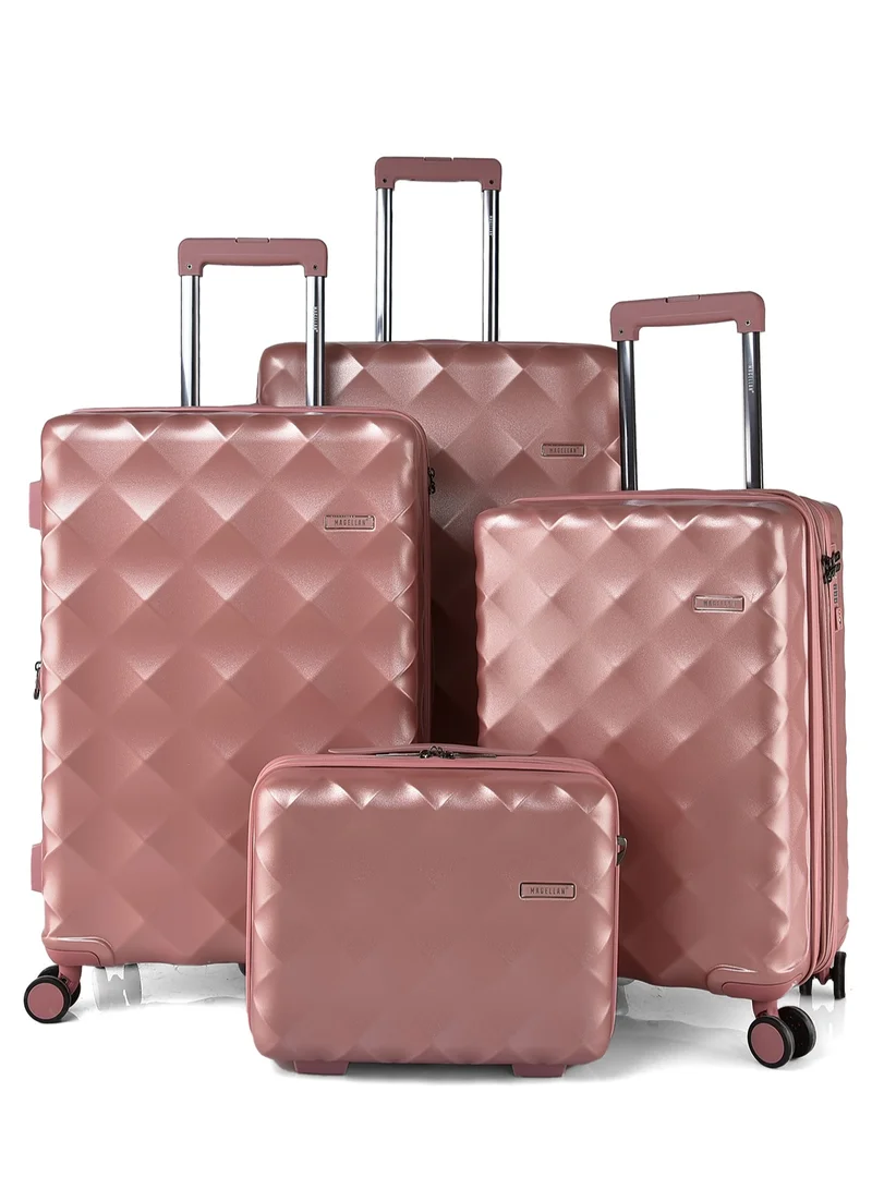 MAGELLAN Magellan ABS+PC Trolley 4Pc Set 2111/4P Pink