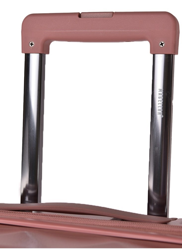 Magellan ABS+PC Trolley 4Pc Set 2111/4P Pink