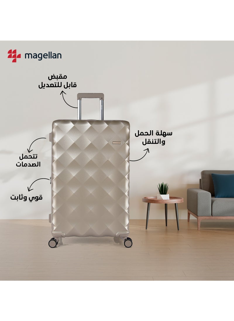 Magellan ABS+PC Trolley 4Pc Set 2111/4P Pink