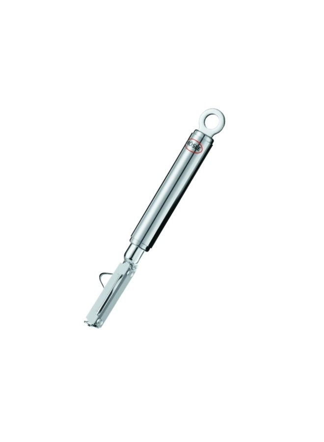 RÖSLE Rosle Stainless Steel Left-Handed Swivel Peeler, 7.5-inch - Image 1