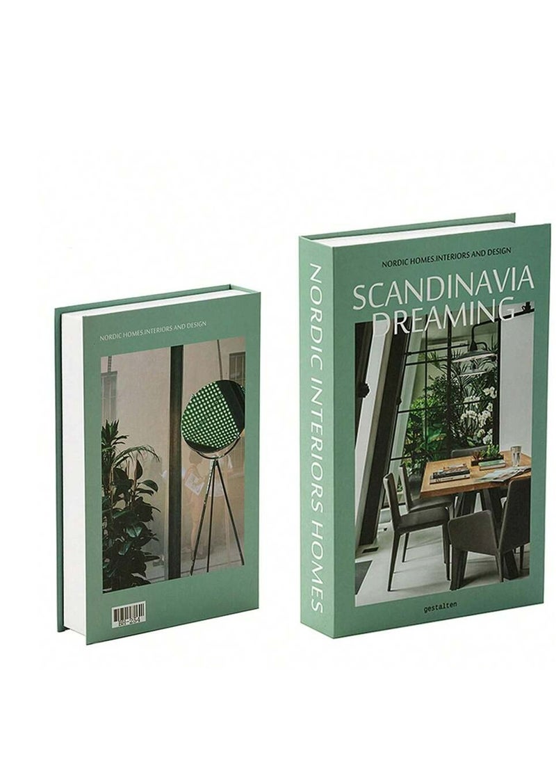 Generic 3pcs Modern English Minimalist Faux Book Foldable Decorative Sample Room Display For Hotel Library Decoration  - Image 4