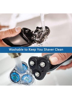 Gleway HQ8 Replacement Heads Blades Compatible with Philips Electric Shavers, HQ8 Replacement Razor Shaving Head Fit for norelco Aquatec HQ8 Series, OEM HQ8 Heads Upgraded for PT730 AT880 AT811, 9-Pack 