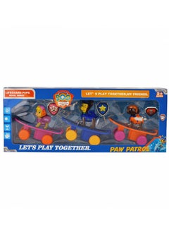 Paw Patrol Dogs Playset With Skateboards