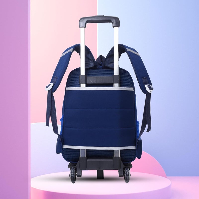 Tinytot Store 22 Litre 17-Inch Waterproof Large School Bag for Boys & Girls, Kids School Bag, School Backpack for Girls and Boys, for Kids, Ideal for Children with Trolley, SB239T - Image 4