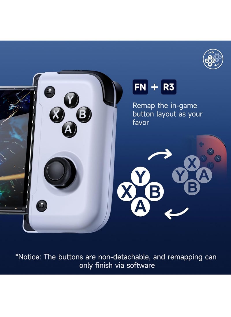 EasySMX - M05 Mobile Gaming Controller, for iPhone 15 Series (USB-C),Android Gaming Controller, with Hall Trigger, Advanced Vibration, Plug u0026 Play, Bluetooth (Type-C) - Image 1