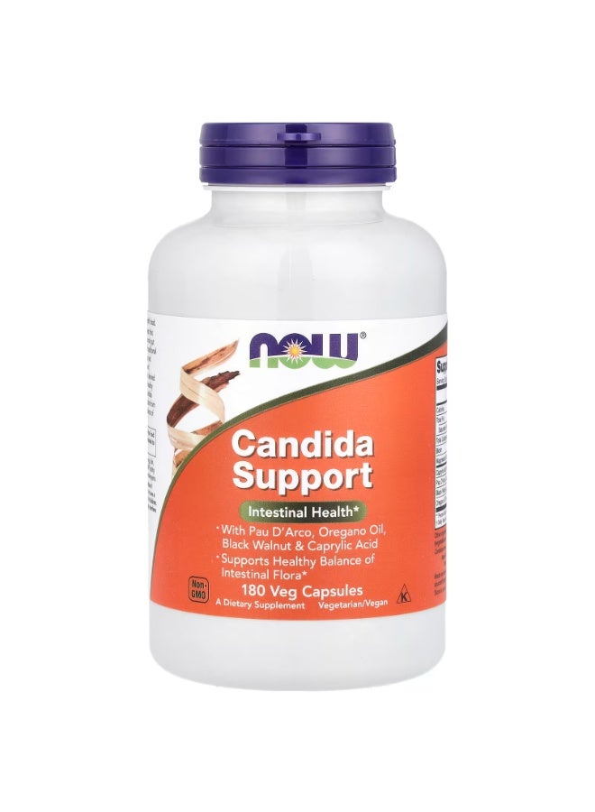 now Candida Support, 180 Veg Capsules - Image 1