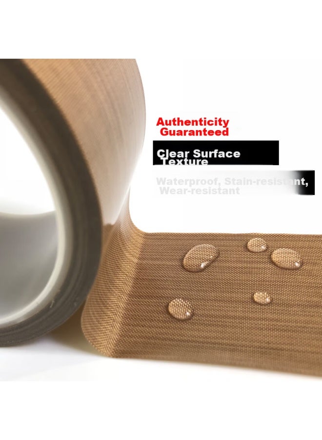 elifo High-temperature Resistant 300°c Teflon Tape, Heat-insulating And Insulating Tape, Sealing Machine Vacuum Machine, 0.18mm Thick * 19mm Wide * 10m Long, 1 Roll - Image 2