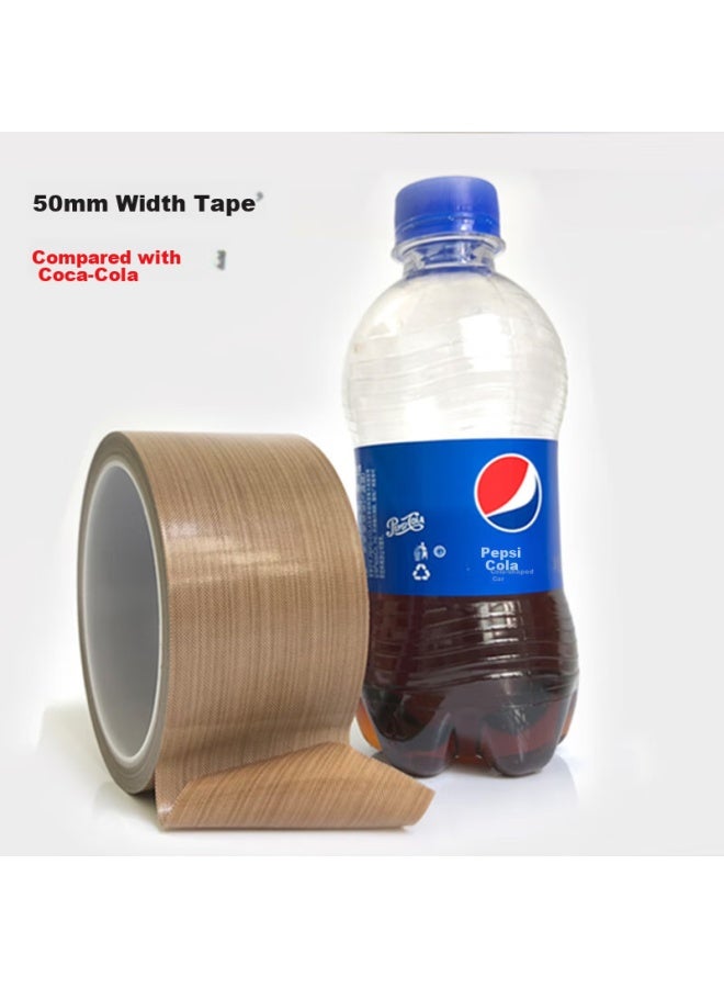 elifo High-temperature Resistant 300°c Teflon Tape, Heat-insulating And Insulating Tape, Sealing Machine Vacuum Machine, 0.18mm Thick * 19mm Wide * 10m Long, 1 Roll - Image 5