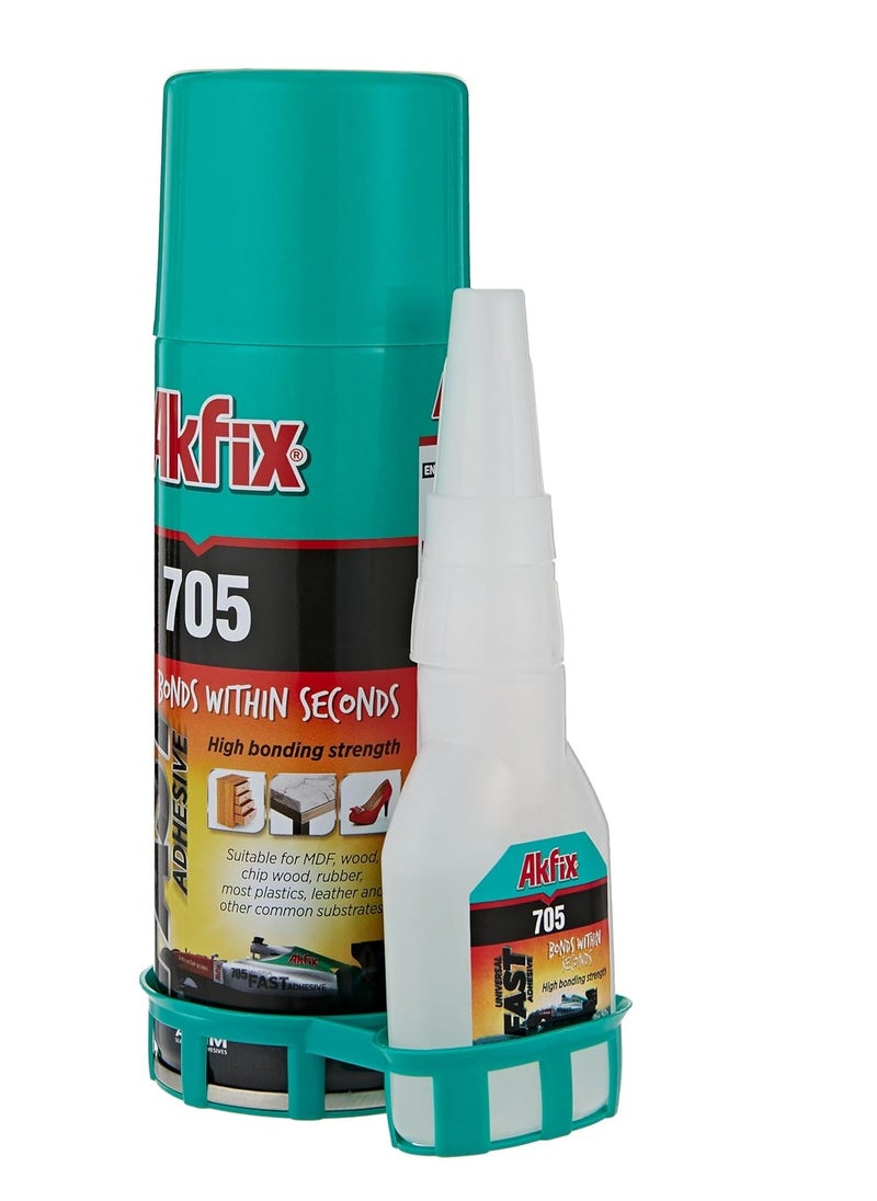 AKFIX Universal Fast Adhesive Clear 400ml  - Image 3
