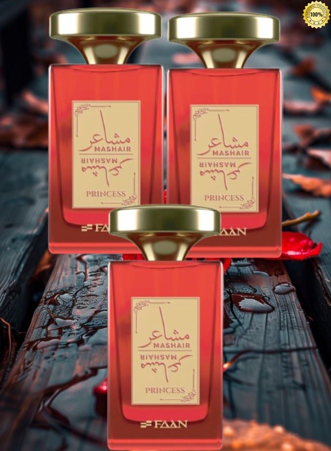 فاان 3 قطع عطر مشاعر برنسيس فان 100 مل - Image 1