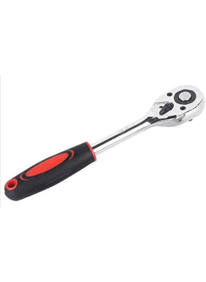 QYA FLUKE QYA CRV Auto Tools Square AntiSlip HandGrip Head Drive Ratchet Wrench Repair Tools 12inch 257mm  - Image 3