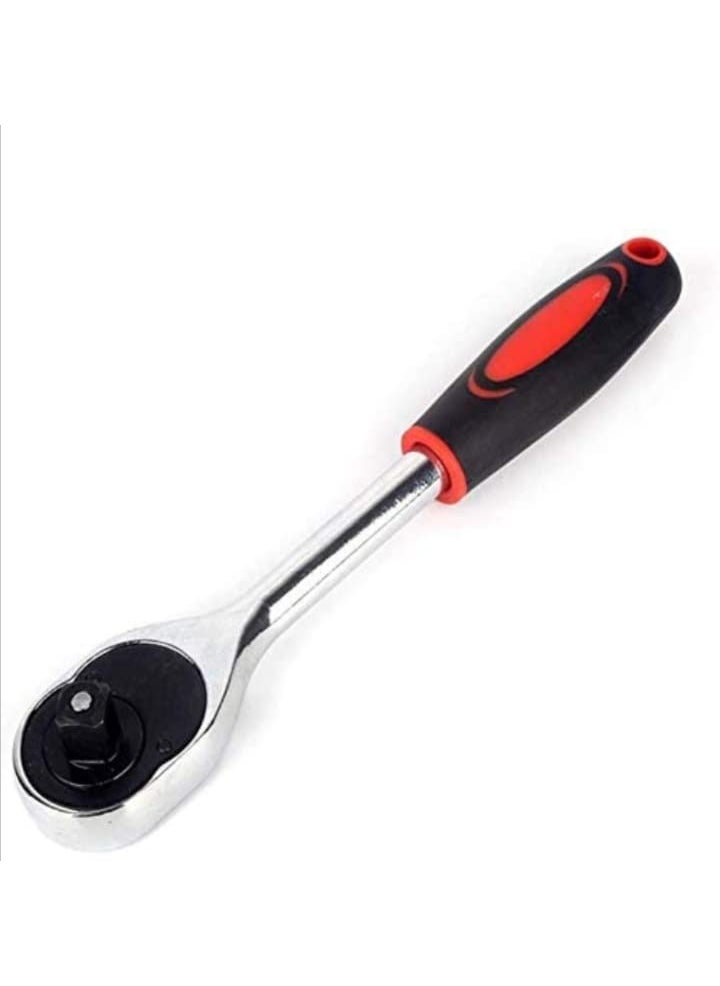QYA FLUKE QYA CRV Auto Tools Square AntiSlip HandGrip Head Drive Ratchet Wrench Repair Tools 12inch 257mm  - Image 5