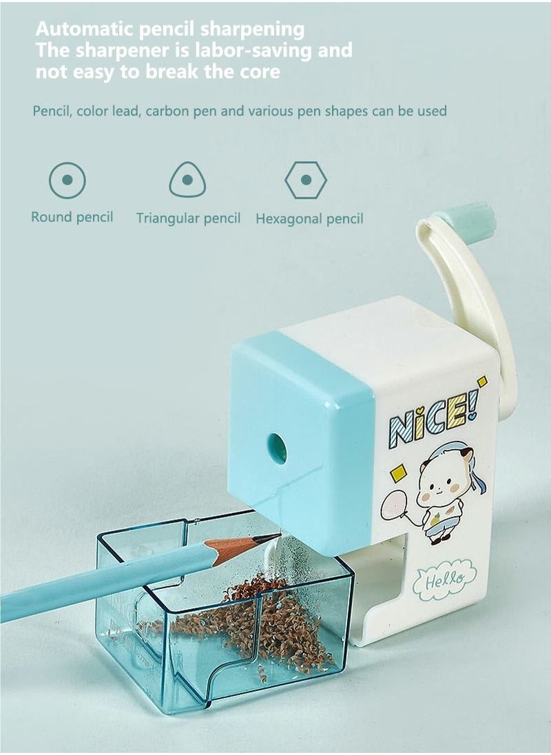 Y&D - 17pcs in Stationery Set Pencil Sharpener And With 2 Erasers Pen Holders Back to School Gift Box for Kids - Image 1
