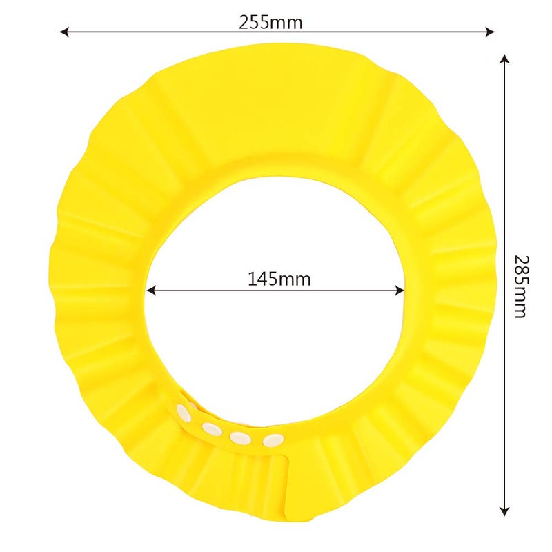 SUNTRADE Shampoo Shower Bathing Protection Bath Cap Adjustable Visor Hat for Toddler Baby Kids ChildrenSet of 3 - Image 5