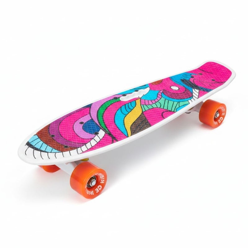 Fuchsia Sports Ride on Skateboard - 212-A