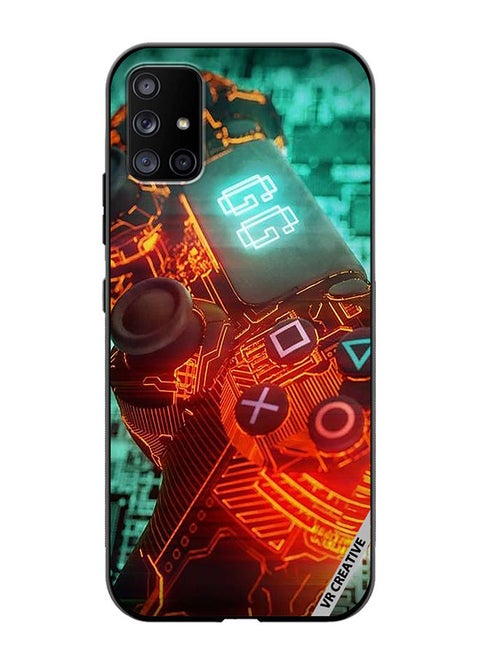 Protective Case Cover For Samsung Galaxy A71 5G Ps4 Controller Design Multicolour