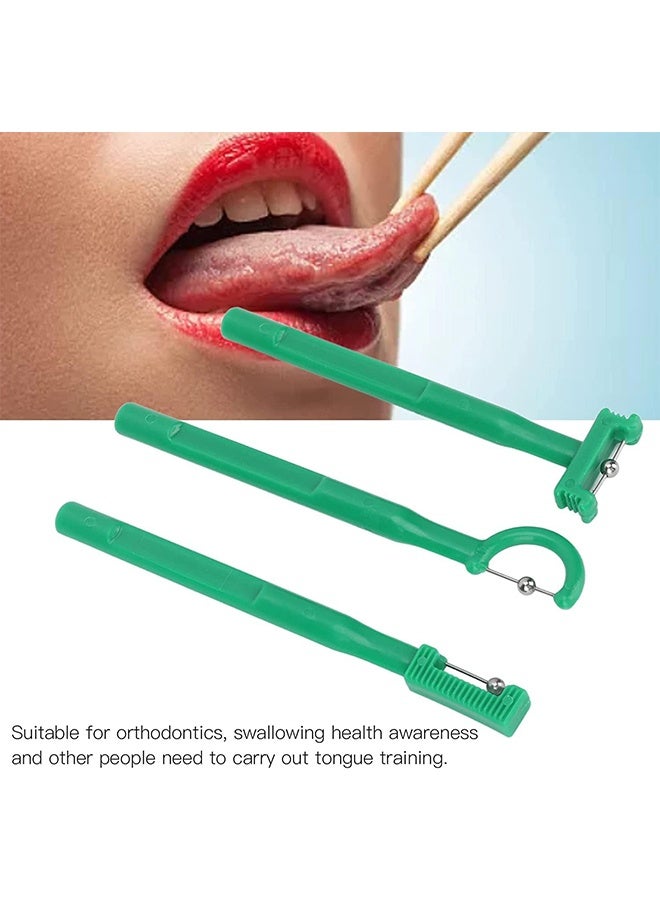 JS 3-Piece Tongue Tip Exercise Set, Tongue Tip Lateralization Lifting Oral Muscle Training Tool - Image 3