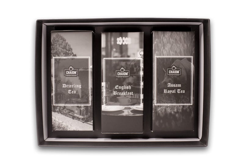 CHAIOM Retro Tea Culture in 3 Exclusive Pack Of Darjeeling Tea, Assam Tea and English Breakfast Tea - Image 2