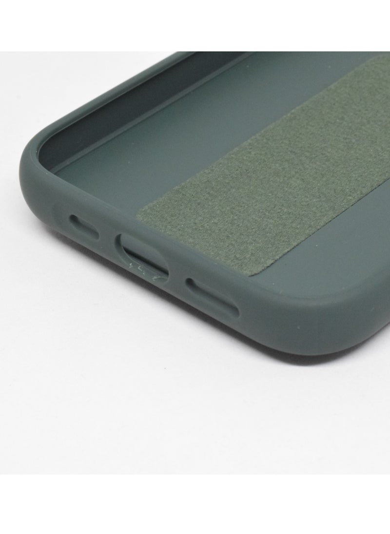 BORTONY - Premium Silicone Hand Strap Grip,Car Mount Kickstand And Finger Grip Case Cover For Apple iPhone 13 Pro - Image 1